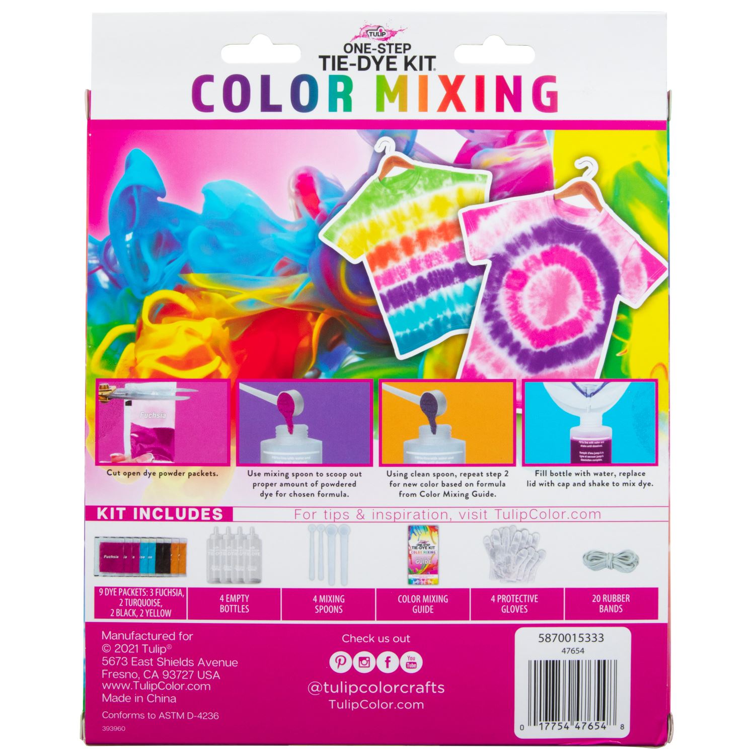 Color Mixing Tulip Fabric Paint, textile, Tulip, paint