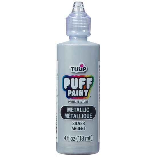 Picture of 17371 Tulip Dimensional Fabric Paint Metallics Silver 4 fl. oz.
