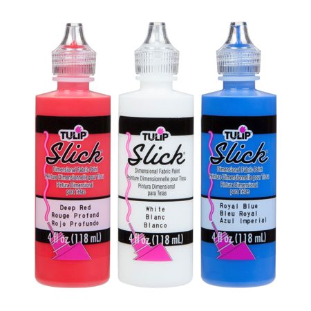 Picture of 42182 Tulip Dimensional Fabric Paint USA 4 fl. oz. 3 Pack