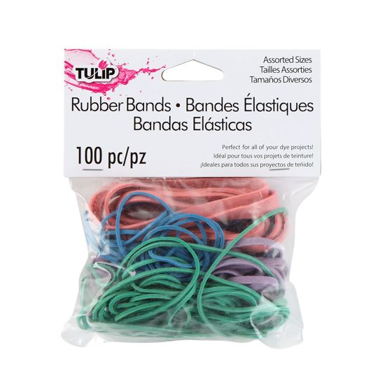 Picture of 45784 TULIP RUBBER BANDS ASSORTED SIZE 100 PACK