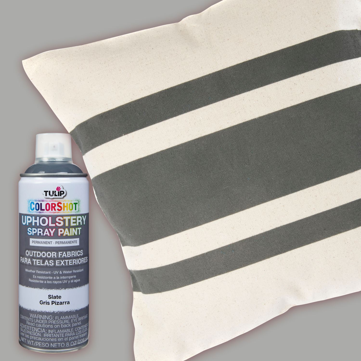 iLoveToCreate  ColorShot Gray Fabric Spray Paint