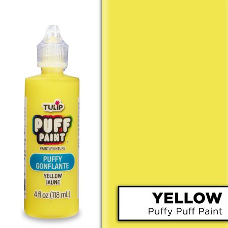Picture of 17131 Tulip Dimensional Fabric Paint Puffy Yellow 4 oz.