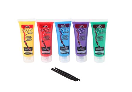 Picture of 29375 Brush-On Fabric Paint Squeezable Tube 5 Pack