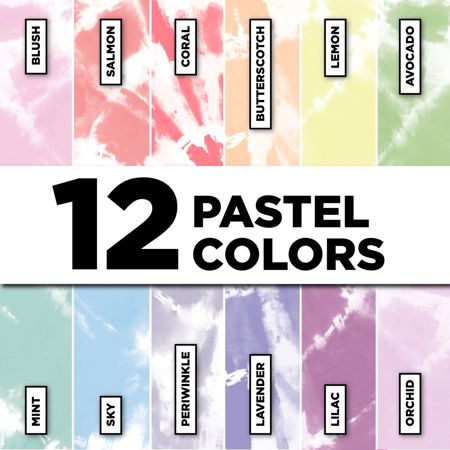 Picture of 47894 Tulip Pastel Party 12-Color Tie-Dye Kit