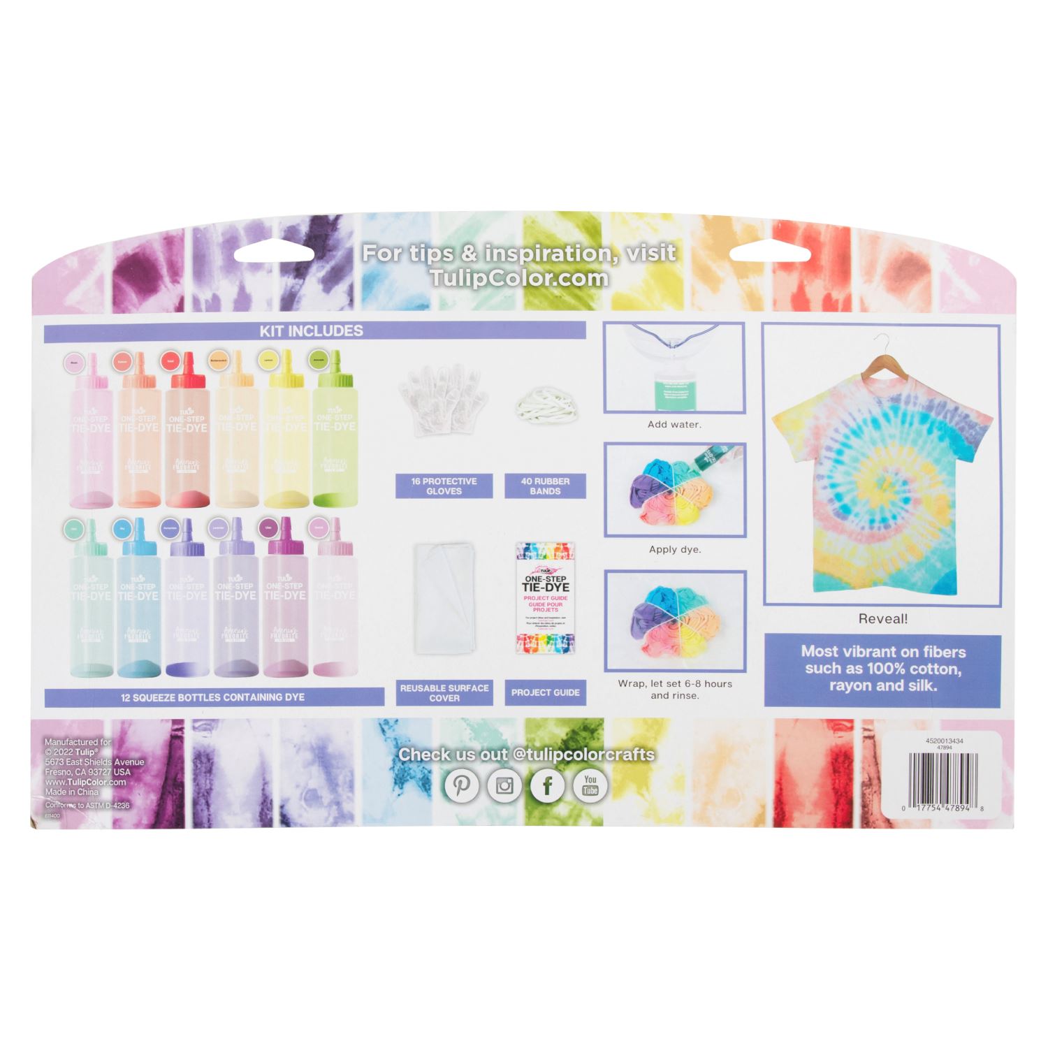 IOliveYou® Tie Dye Kit | Pastel Kids Party Theme