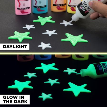 Picture of 29025 Tulip Dimensional Fabric Paint Glow 1.25 fl oz 6 Pack