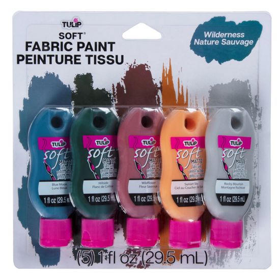 Picture of 46054 Brush-On Fabric Paint Wilderness 5 Pack