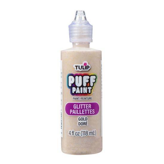Picture of 41301 Tulip Dimensional Fabric Paint Glitter Gold 4 fl. oz.