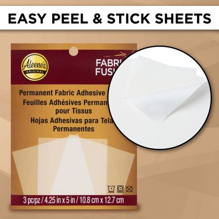 Picture of 46862 Aleene's® Fabric Fusion® Peel & Stick Sheets 3 Pack