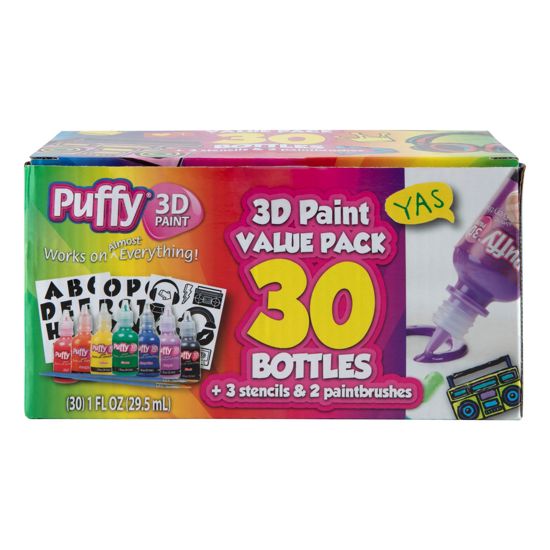 Puffy 3D Paint Value Pack 30 Pack