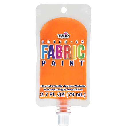 Picture of 48196 Tulip Brush-On Fabric Paint Orange 2.7 fl. oz.