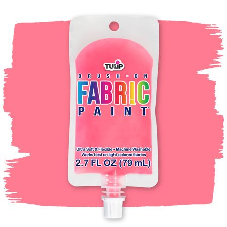 Picture of 48194 Tulip Brush-On Fabric Paint Pink 2.7 fl. oz.