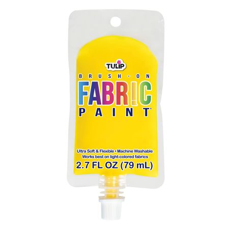 Picture of 48197 Tulip Brush-On Fabric Paint Yellow 2.7 fl. oz.