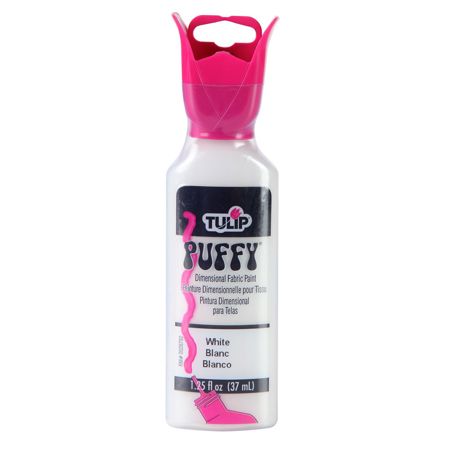 Picture of 65101 Tulip Dimensional Fabric Paint Puffy White 1.25 oz.