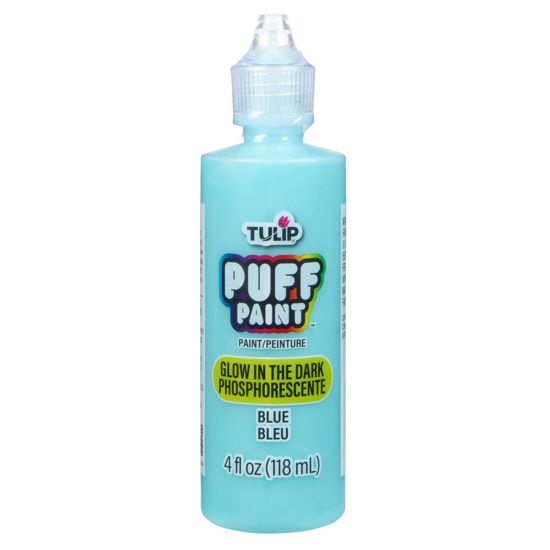 Picture of 29022 Tulip Dimensional Fabric Paint Glow Blue 4 oz.