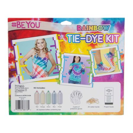 Picture of 38776 #BEYOU 5-COLOR TIE DYE KIT RAINBOW
