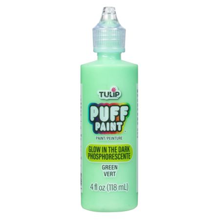 Picture of 16069 Tulip Dimensional Fabric Paint Glow Green 4 oz.