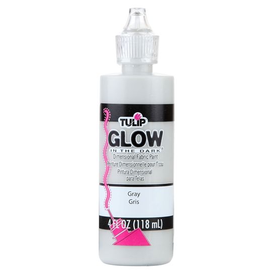 Picture of 29021 Tulip Dimensional Fabric Paint Glow Gray 4 oz.