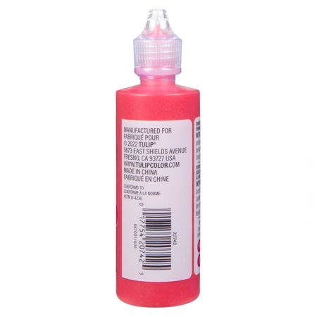 Picture of 20742 Tulip Dimensional Fabric Paint Sparkles Red Hot 4 oz.