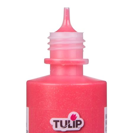Picture of 20742 Tulip Dimensional Fabric Paint Sparkles Red Hot 4 oz.