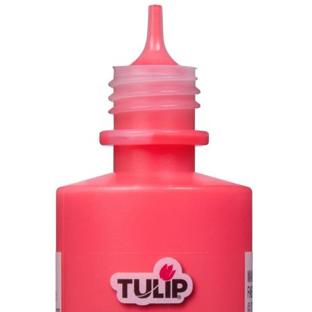 Picture of 30711 Tulip Dimensional Fabric Paint Slick Neon Red 4 oz.