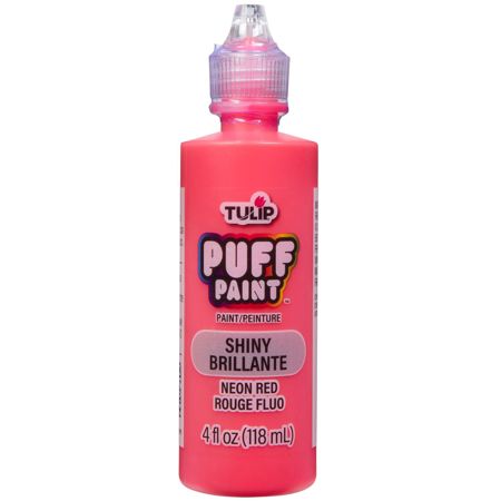 Picture of 30711 Tulip Dimensional Fabric Paint Slick Neon Red 4 oz.