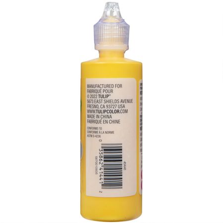 Picture of 41441 Tulip Dimensional Fabric Paint Slick Golden Yellow 4 fl. oz.