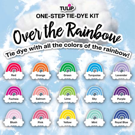 Picture of 48073 Tulip Over the Rainbow 15-Color One-Step Tie Dye Kit