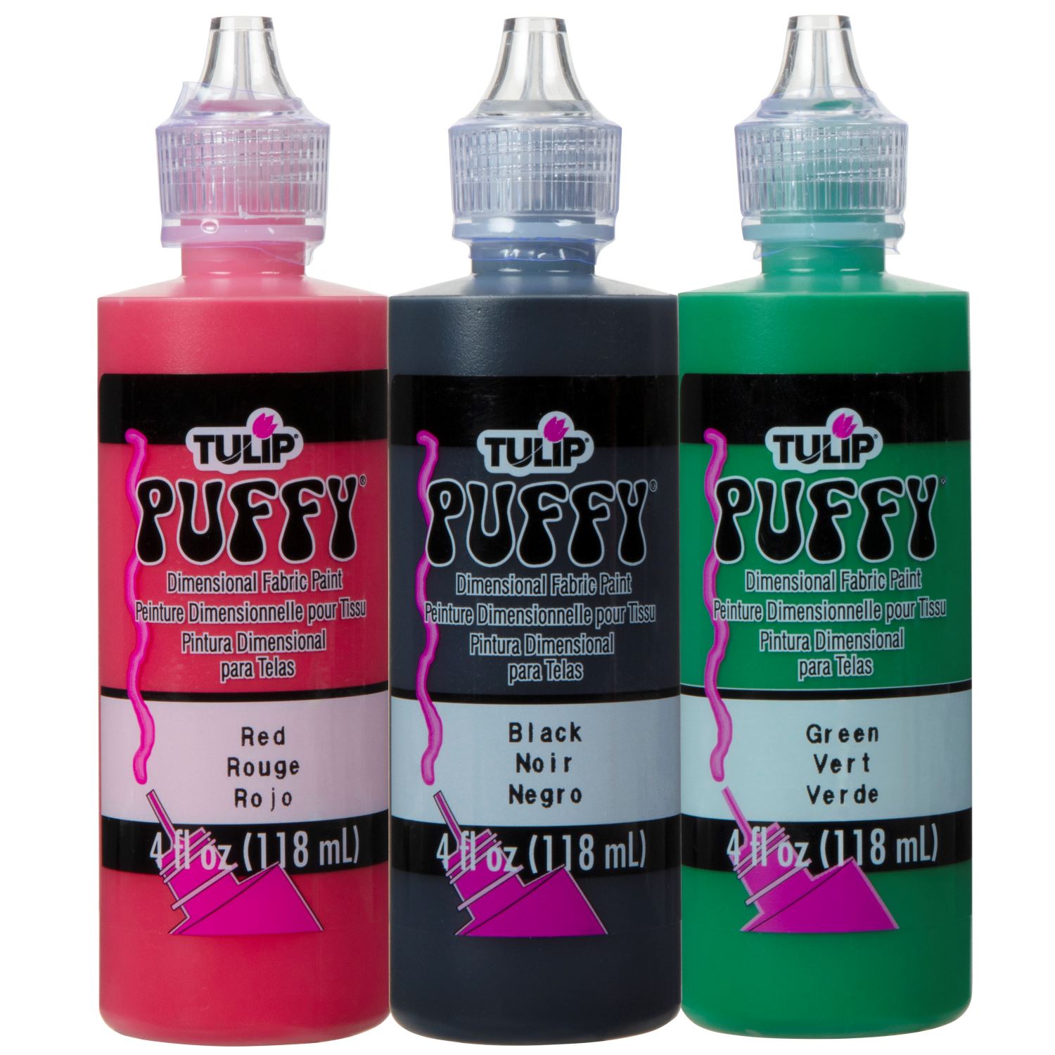 iLoveToCreate Tulip Puff Paint Puffy Celebrate 4 fl. oz. 3 Pack
