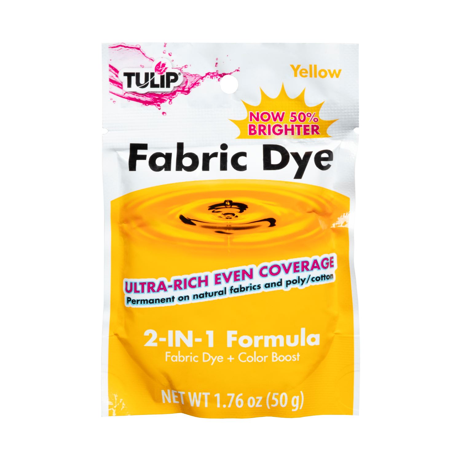 iLoveToCreate | Tulip Fabric Dye 2-IN-1 Formula Yellow