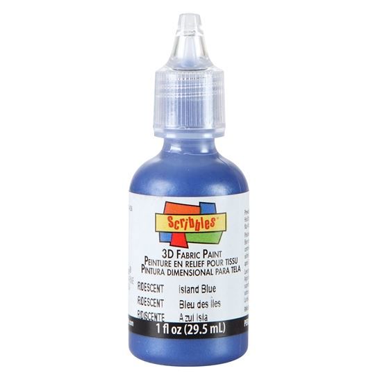 Picture of 12649 3D Fabric Paint Island Blue 1 oz.