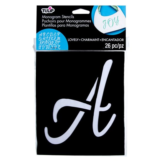 Picture of 33714 Monogram Stencils Lovely 26 Pack