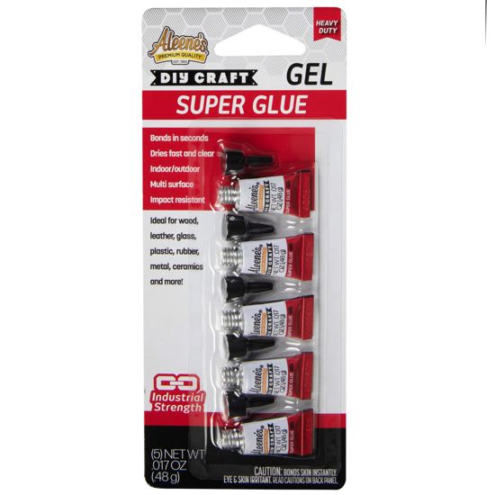 Picture of 49123 Aleene's DIY Craft Super Glue Gel 5 Pack