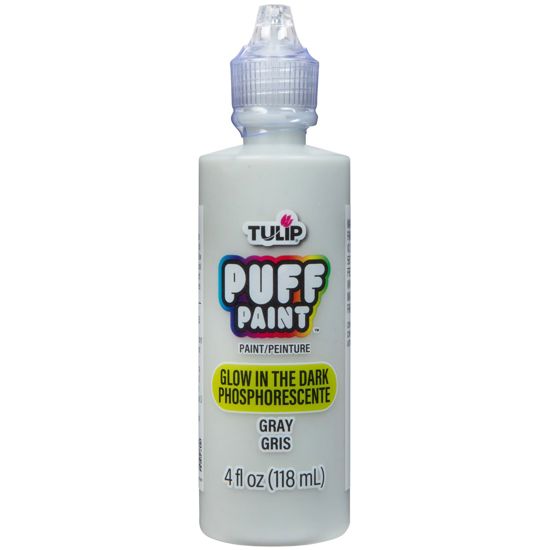 Picture of 29021 Tulip Puff Paint Glow Gray 4 oz.