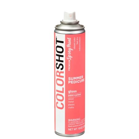 Picture of 40082 COLORSHOT Gloss Spray Paint Summer Pedicure (Coral) 10 oz.