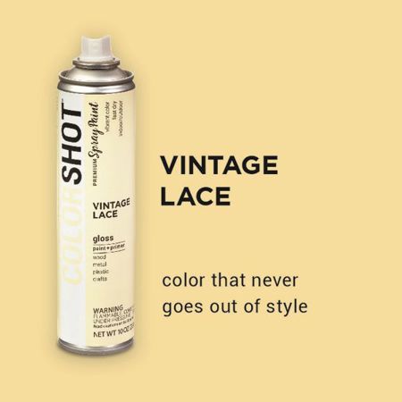 Picture of 40106 COLORSHOT Gloss Spray Paint Vintage Lace (Cream) 10 oz.