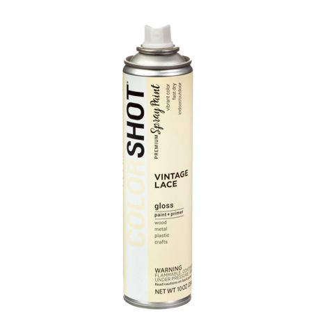 Picture of 40106 COLORSHOT Gloss Spray Paint Vintage Lace (Cream) 10 oz.