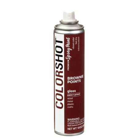 Picture of 40099 COLORSHOT Gloss Spray Paint Brownie Points (Brown) 10 oz.