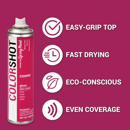 Picture of 40077 COLORSHOT Gloss Spray Paint Cosmo (Fuchsia) 10 oz.