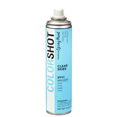 Picture of 40091 COLORSHOT Gloss Spray Paint Clear Skies (Light Blue) 10 oz.