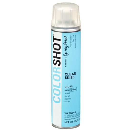 Picture of 40091 COLORSHOT Gloss Spray Paint Clear Skies (Light Blue) 10 oz.