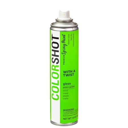 Picture of 40084 COLORSHOT Gloss Spray Paint With a Twist (Lime) 10 oz.