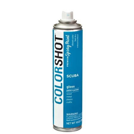 Picture of 40090 COLORSHOT Gloss Spray Paint Scuba (Marine Blue) 10 oz.