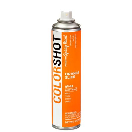 Picture of 40081 COLORSHOT Gloss Spray Paint Orange Slice (Orange) 10 oz.