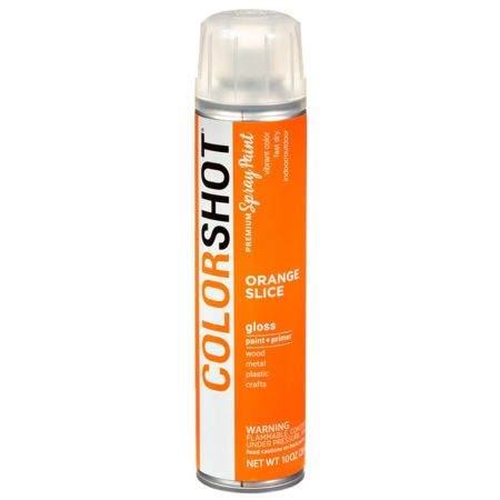 Picture of 40081 COLORSHOT Gloss Spray Paint Orange Slice (Orange) 10 oz.