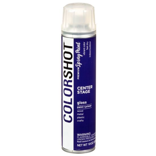 Picture of 40096 COLORSHOT Gloss Spray Paint Center Stage (Purple) 10 oz.