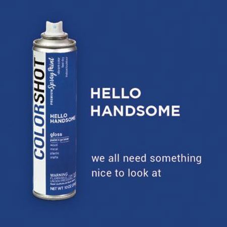 Picture of 40093 COLORSHOT Gloss Spray Paint Hello Handsome (Royal Blue) 10 oz.