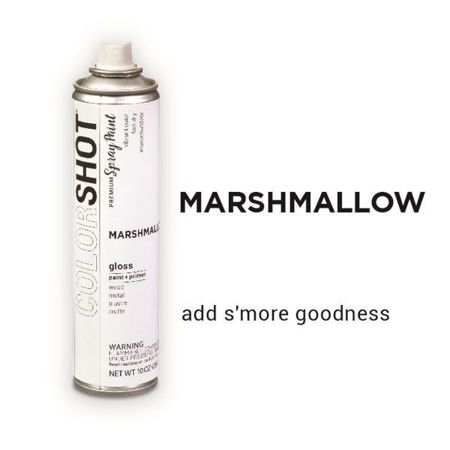 Picture of 40107 COLORSHOT Gloss Spray Paint Marshmallow (White) 10 oz.