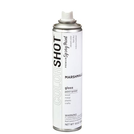 Picture of 40107 COLORSHOT Gloss Spray Paint Marshmallow (White) 10 oz.