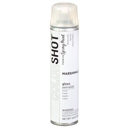 Picture of 40107 COLORSHOT Gloss Spray Paint Marshmallow (White) 10 oz.